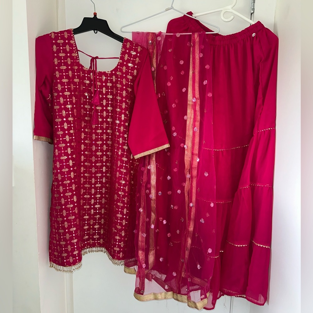 Indian Pakistani Sharara Suit